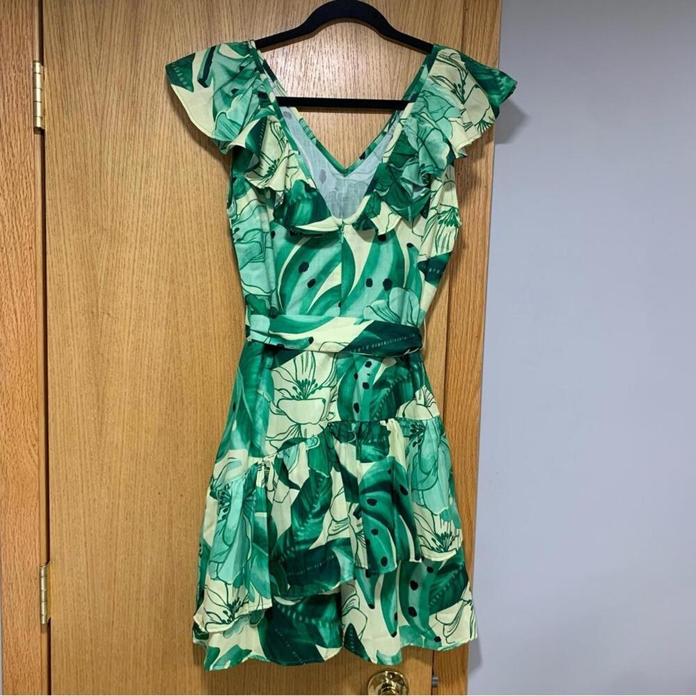 HT 360 Collective Dark Green Short Dress - Size XS - Picture 4 of 9